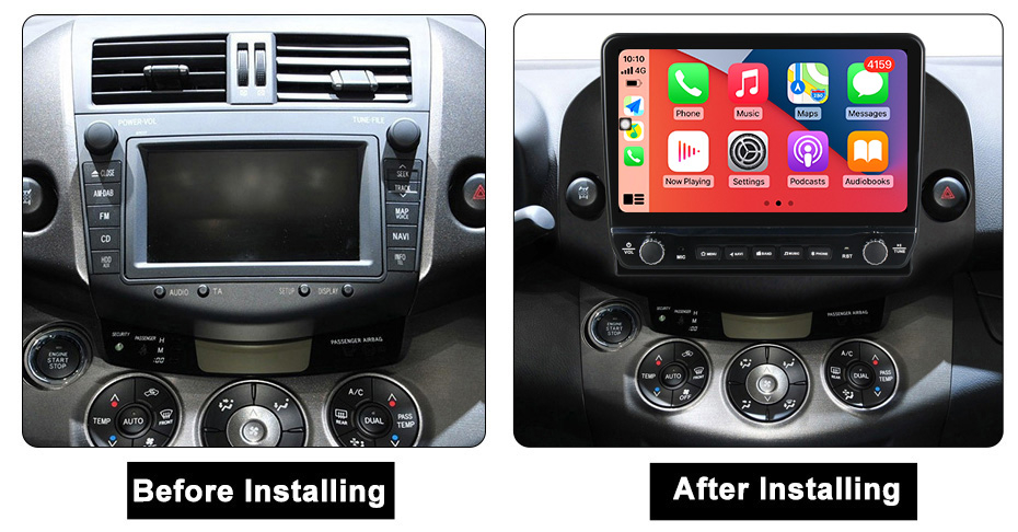 Navigatie dedicata RAV4 2005-2013 cu butoane rotative model 2024, 10 Inch, 2GB RAM 32GB ROM, Quadcore, Android 13, WiFi, Bluetooth, Magazin Play [5]