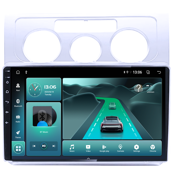 (Resigilata) Navigatie dedicata VW Touran 2003-2015, 2GB RAM 32GB ROM, Quad Core, Display 9" IPS Full HD, Carplay, Android 14, Bluetooth, Magazin Play, Suport camere AHD [4]