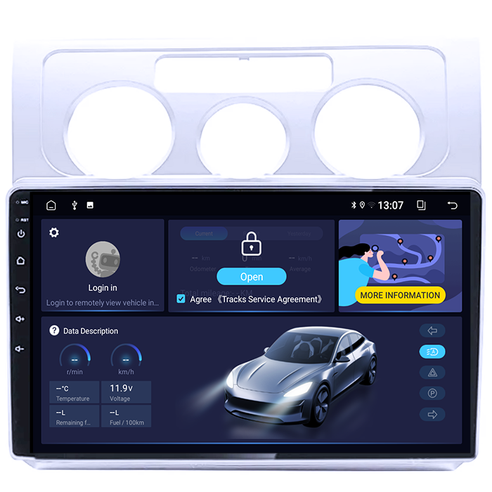 (Resigilata) Navigatie dedicata VW Touran 2003-2015, 2GB RAM 32GB ROM, Quad Core, Display 9" IPS Full HD, Carplay, Android 14, Bluetooth, Magazin Play, Suport camere AHD [6]