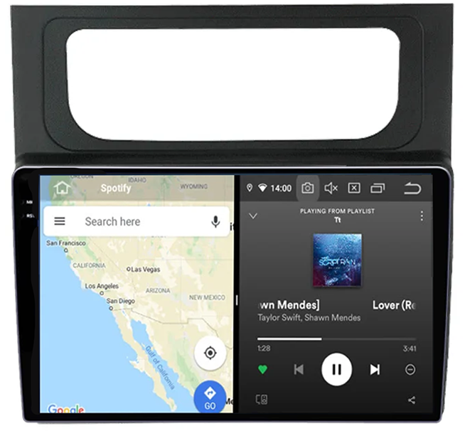 Navigatie dedicata VW Touran 2011-2015, 12GB RAM 256GB ROM, Android 14, Rezolutie 2K, Display QLED, 10", DSP, Carplay, Android Auto, Internet, Youtube, Waze, Wi Fi, USB [3]