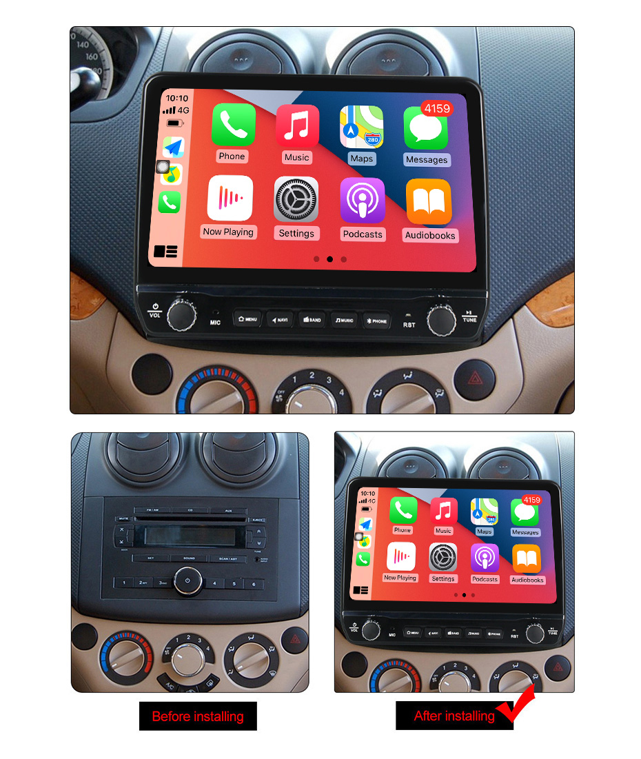 Navigatie dedicata Aveo 2006-2012 si Nexia 2020-2022 cu butoane rotative model 2024, 9 Inch, 2GB RAM 32GB ROM, Quadcore, Android 13, WiFi, Bluetooth, Magazin Play [5]
