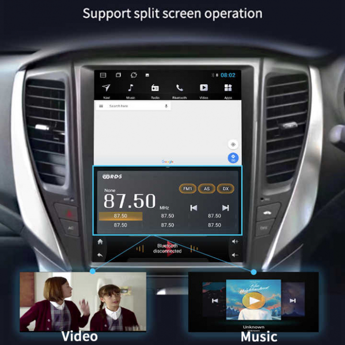 Navigatie dedicata Mercedes Benz Vito Tesla Style, 8+128 GB RAM, ANDROID 13, Carplay&Android Auto, 9.7 inch, Internet, Aplicatii, Waze, GPS [3]