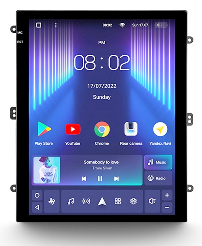 (Resigiliata) Navigatie GPS NAVI-IT tip Tesla Style Universala, 2GB RAM 32GB ROM, ANDROID 13, Carplay&Android Auto, 9.7 inch, Internet, Aplicatii, Waze [2]