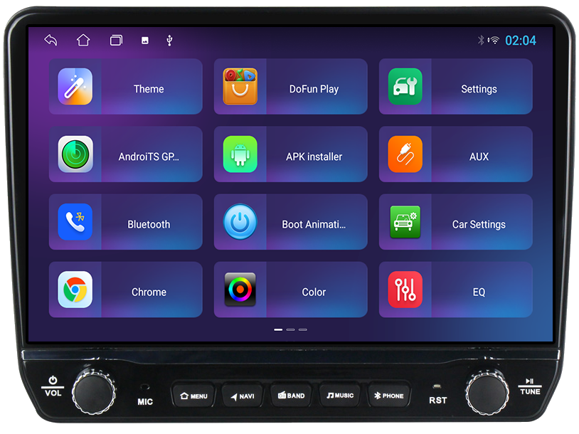 Navigatie GPS NAVI-IT Universala Tesla cu butoane rotative model 2024, 4GB RAM 64GB ROM, Procesor Quadcore, Android 14, Display QLED 10", DSP, Carplay&Android Auto [4]