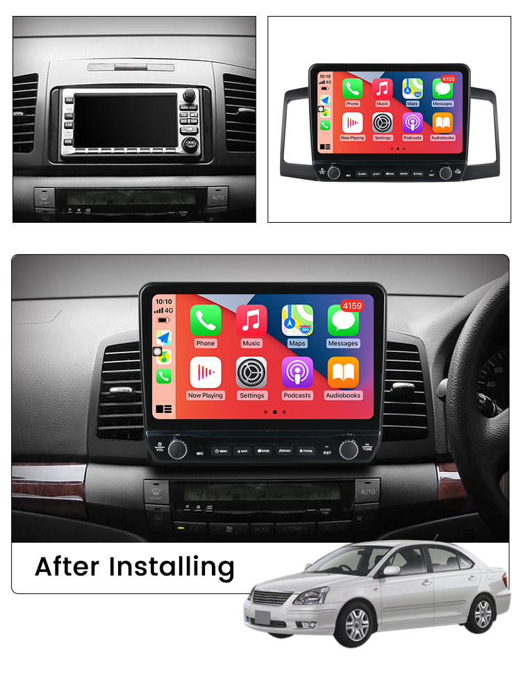 Navigatie dedicata Allion Premio 2001-2007 cu butoane rotative model 2024, 9 Inch, 2GB RAM 32GB ROM, Quadcore, Android 13, WiFi, Bluetooth, Magazin Play [4]