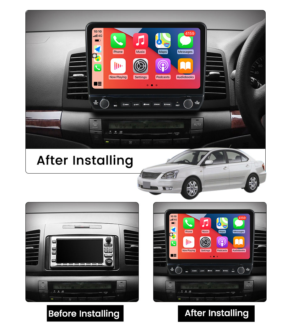 Navigatie dedicata Allion Premio 2001-2007 cu butoane rotative model 2024, 9 Inch, 2GB RAM 32GB ROM, Quadcore, Android 13, WiFi, Bluetooth, Magazin Play [5]