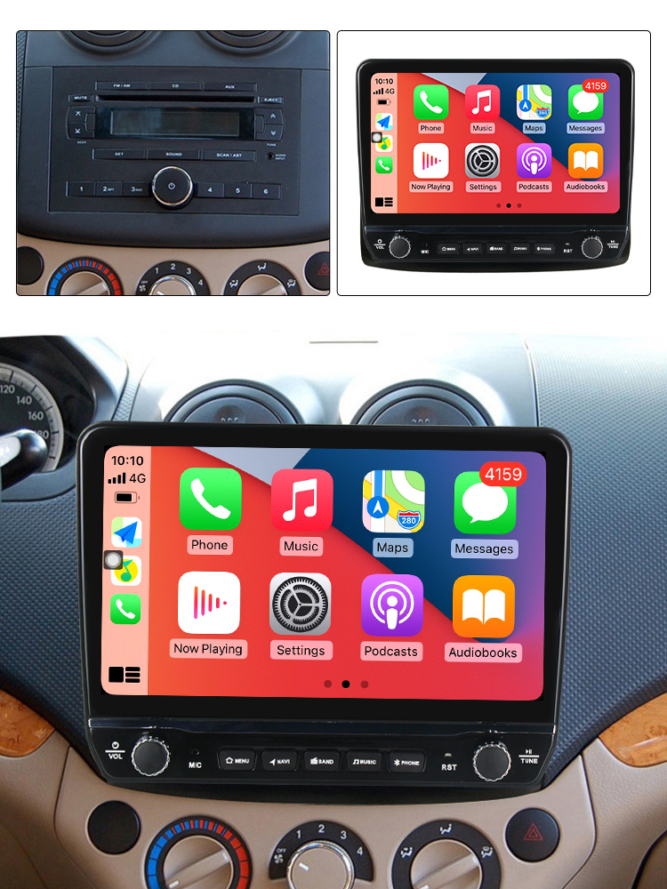 Navigatie dedicata Epica 2006-2011 cu butoane rotative model 2024, 9 Inch, 2GB RAM 32GB ROM, Quadcore, Android 13, WiFi, Bluetooth, Magazin Play [4]