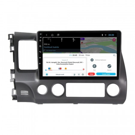 Navigatie dedicata Honda Civic 2006-2011,4 GB RAM 32 ROM, Android 13, Display QLED, 10", DSP, Carplay, Android Auto, Internet, Youtube , Waze , Wi Fi , Usb , Bluetooth [5]
