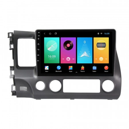 Navigatie dedicata Honda Civic 2006-2011,4 GB RAM 32 ROM, Android 13, Display QLED, 10", DSP, Carplay, Android Auto, Internet, Youtube , Waze , Wi Fi , Usb , Bluetooth [4]