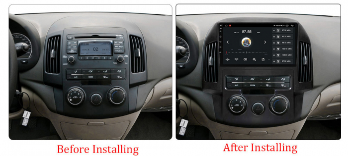 (Resigilata) Navigatie dedicata Hyundai i30 2007-2012, 2GB RAM 32GB ROM, Quad Core, Display 9" IPS Full HD, Carplay, Android 13, Bluetooth, Magazin Play, Suport camere AHD [3]