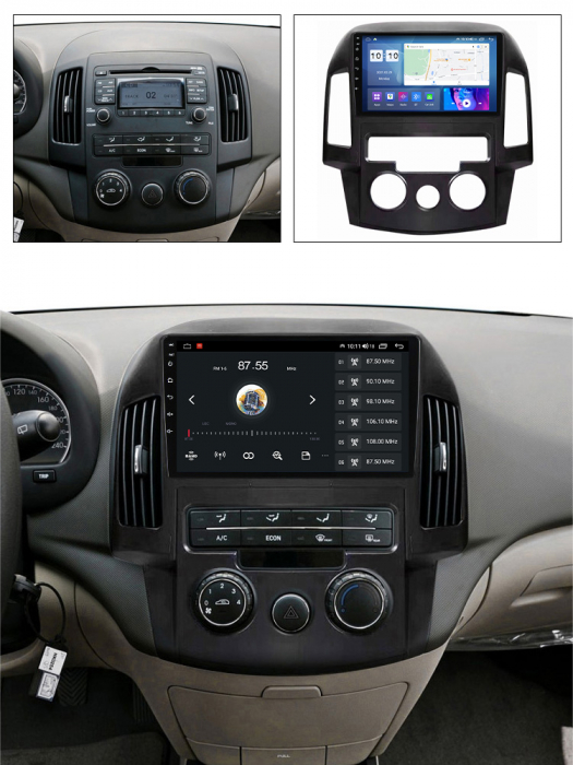 (Resigilata) Navigatie dedicata Hyundai i30 2007-2012, 2GB RAM 32GB ROM, Quad Core, Display 9" IPS Full HD, Carplay, Android 13, Bluetooth, Magazin Play, Suport camere AHD [7]