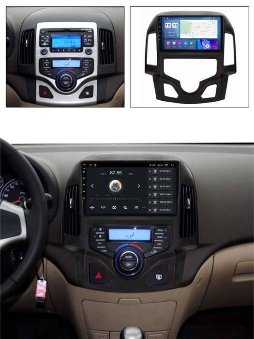 (Resigilata) Navigatie dedicata Hyundai i30 2007-2012, 2GB RAM 32GB ROM, Quad Core, Display 9" IPS Full HD, Carplay, Android 13, Bluetooth, Magazin Play, Suport camere AHD [6]