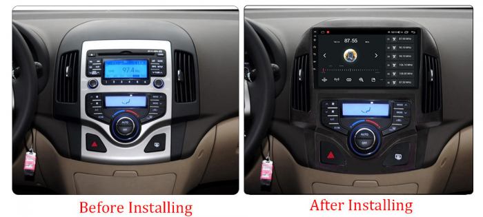 (Resigilata) Navigatie dedicata Hyundai i30 2007-2012, 2GB RAM 32GB ROM, Quad Core, Display 9" IPS Full HD, Carplay, Android 13, Bluetooth, Magazin Play, Suport camere AHD [4]