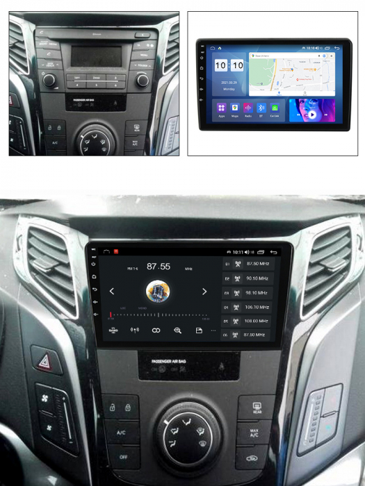 (Resigilata) Navigatie dedicata Hyundai i40 2016, 2GB RAM 32GB ROM, Quad Core, Display 9" IPS Full HD, Carplay, Android 13, Bluetooth, Magazin Play, Suport camere AHD [5]