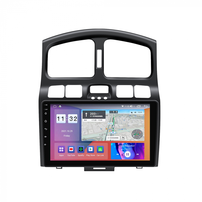 (Resigilata) Navigatie dedicata Hyundai Santa Fe 2000-2012, 2GB RAM 32GB ROM, Quad Core, Display 9" IPS Full HD, Carplay, Android 13, Bluetooth, Magazin Play, Suport camere AHD [3]