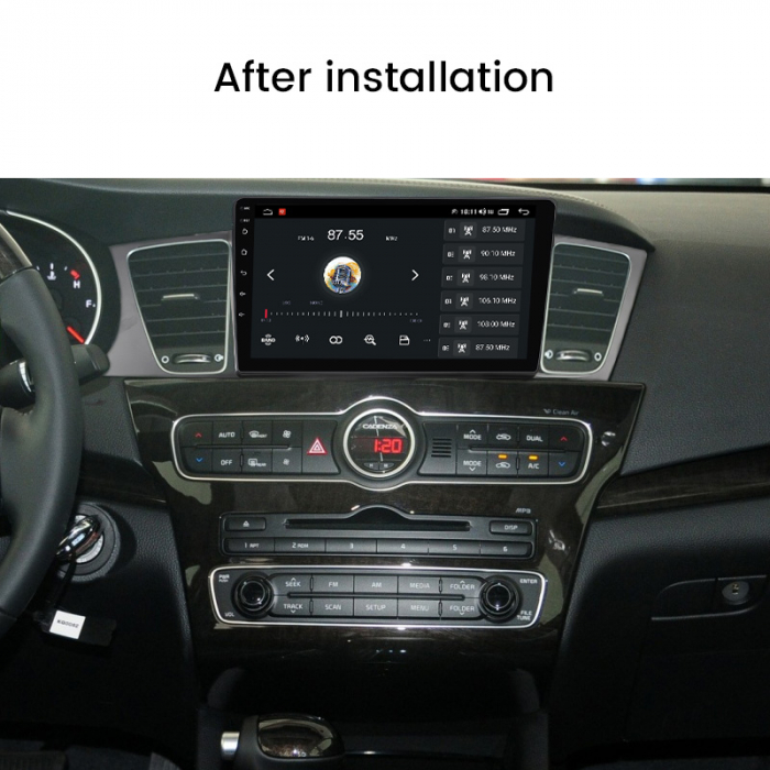 (Resigilata) Navigatie dedicata Kia K7 Cadenza 2013-2017, 2GB RAM 32GB ROM, Quad Core, Display 9" IPS Full HD, Carplay, Android 13, Bluetooth, Magazin Play, Suport camere AHD [5]