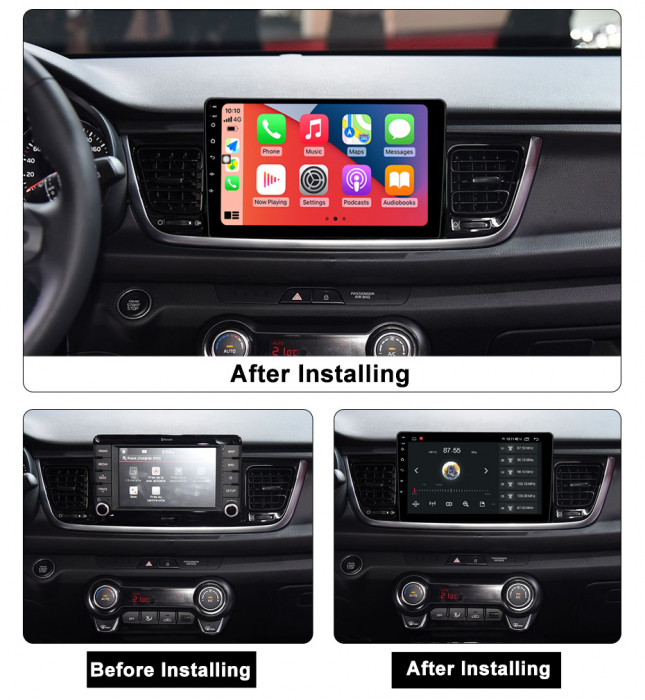 (Resigilata) Navigatie dedicata KIA RIO YB 2016-2020, Android 13, Wireless Carplay si Android auto 2 GB RAM 32 ROM, Display IPS, 9 inch, Microfon Extern [4]