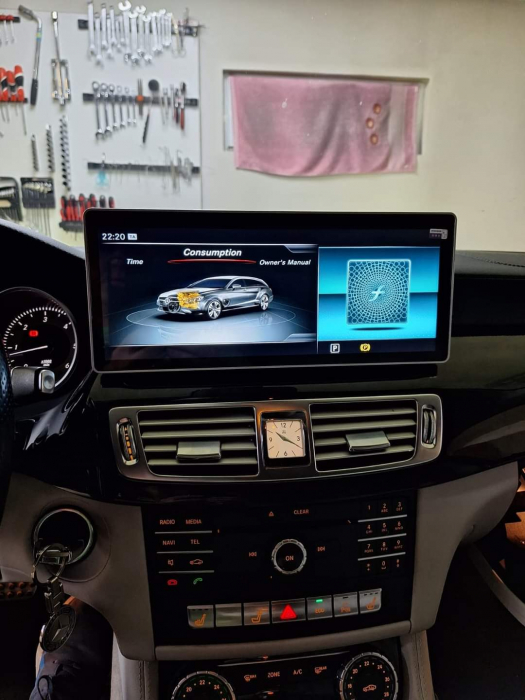 Navigatie dedicata Mercedes Benz Clasa A,B,C,E,G,V,ML,GLK,GLA ,CLA, G ,CLS 2012-2015 NTG 4.5, 12,3 INCH 8 GB RAM 256 ROM, Octacore 2.0ghz, Android 13, CARPLAY - ANDROID AUTO SIM - [7]