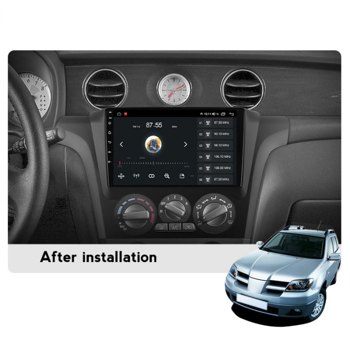 (Resigilata) Navigatie dedicata Mitsubishi Outlander 2001-2005, 2GB RAM 32GB ROM, Quad Core, Display 10" IPS Full HD, Carplay, Android 13, Bluetooth, Magazin Play, Suport camere AHD [6]