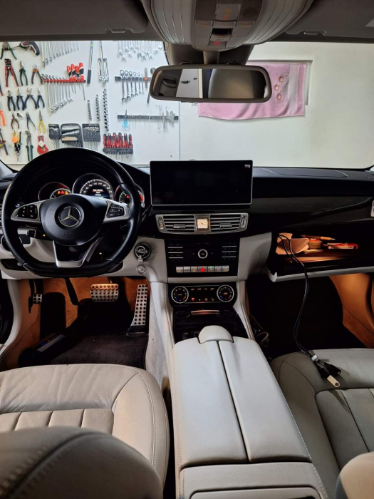 Navigatie dedicata Mercedes Benz 2012-2015 NTG 4.5 platforma Qualcomm Ecran 2k 12.3 inch A GLA CLA G CLS Class NTG4.5 2012-2015 , Octacore 2.0ghz, 8GB RAM 256 ROM CARPLAY -SIM 4G [5]