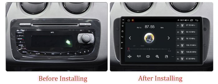 (Resigilata) Navigatie dedicata Seat Ibiza 2009-2013, 2GB RAM 32GB ROM, Quad Core, Display 9" IPS Full HD, Carplay, Android 13, Bluetooth, Magazin Play, Suport camere AHD [4]