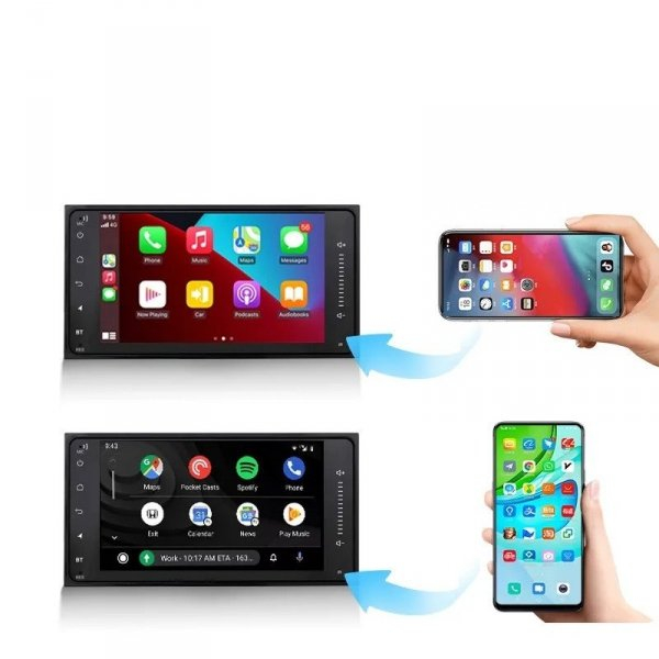 (Resigilata) Navigatie dedicata Toyota, Universală, 2GB RAM 32 GB ROM, 7 inch, Android 13, Carplay, Android Auto, 1024*600 [3]