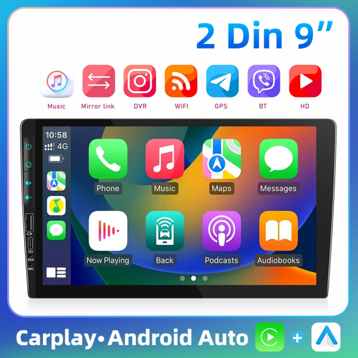 Navigatie dedicata BMW X1, 2GB RAM 32GB ROM, USB&Butoane fizice frontale, Android 13, Display IPS, Functie RDS, Bluetooth, WiFi, Magazin Play, Camera Marsarier [3]