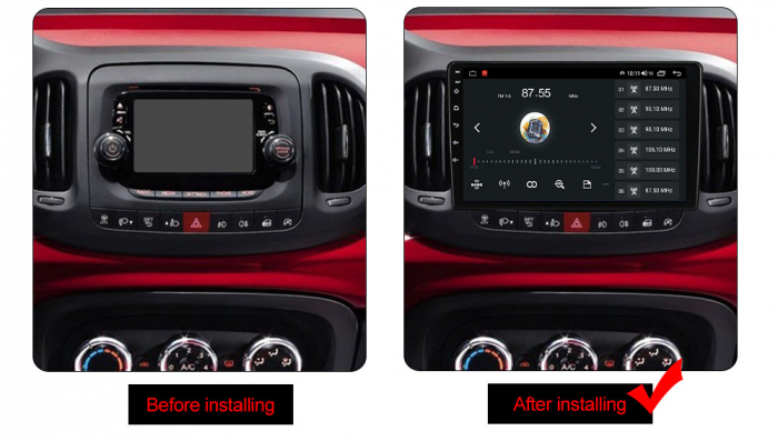 (Resigilata) Navigatie dedicata Fiat 500L 2012-2017, 2GB RAM 32GB ROM, Android 13, Display 9 " , Internet ,Aplicatii , Waze , Wi Fi , Usb , Bluetooth , Mirrorlink [5]