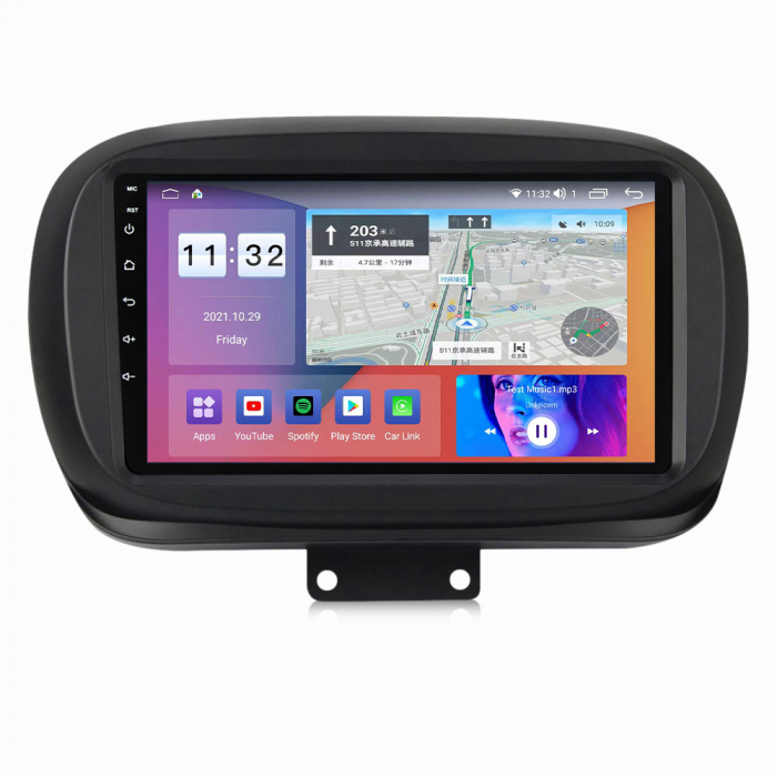 (Resigilata) Navigatie dedicata Fiat 500X 2014-2020, 2GB RAM 32GB ROM, Android 13, Display 9", Full HD, Internet ,Aplicatii , Waze , Wi Fi , Usb , Bluetooth , Mirrorlink, Suport camere AHD [3]