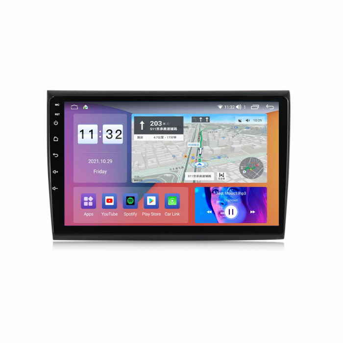 (Resigilata) Navigatie dedicata Fiat Bravo 2007-2012, 2GB RAM 32GB ROM, Quadcore, Android 13, Display 9 ", Full HD, Internet ,Aplicatii , Waze , Wi Fi , Usb , Bluetooth , Mirrorlink, Suport camere [4]