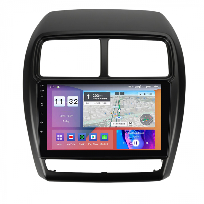 (Resigilata) Navigatie dedicata Mitsubishi ASX 2016-2022, 2GB RAM 32GB ROM, Quad Core, Display 9" IPS Full HD, Carplay, Android 13, Bluetooth, Magazin Play, Suport camere AHD [4]