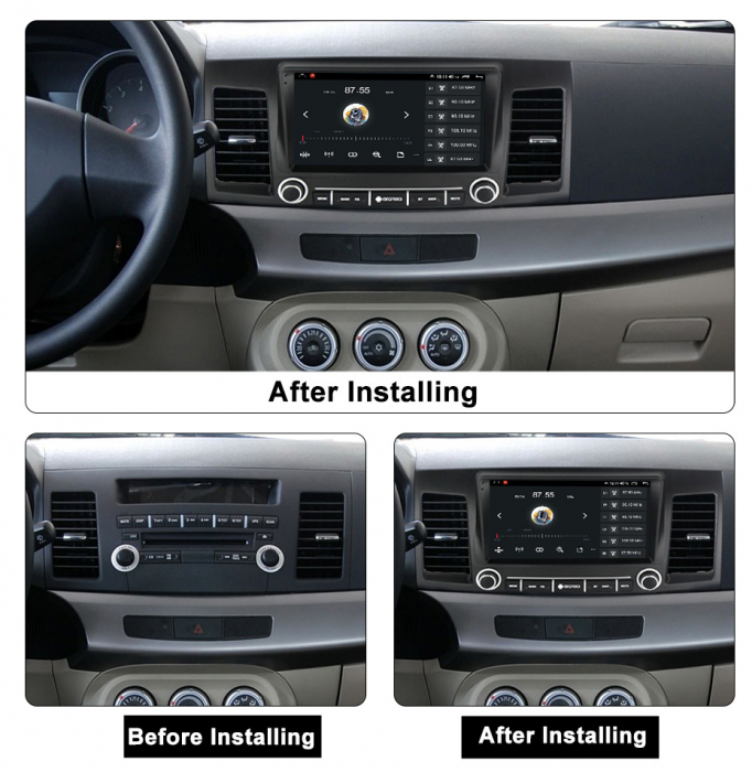 (Resigilata) Navigatie dedicata Mitsubishi Lancer 2007-2012, 2GB RAM 32GB ROM, Quad Core, Display 9" IPS Full HD, Carplay, Android 13, Bluetooth, Magazin Play, Suport camere AHD [5]