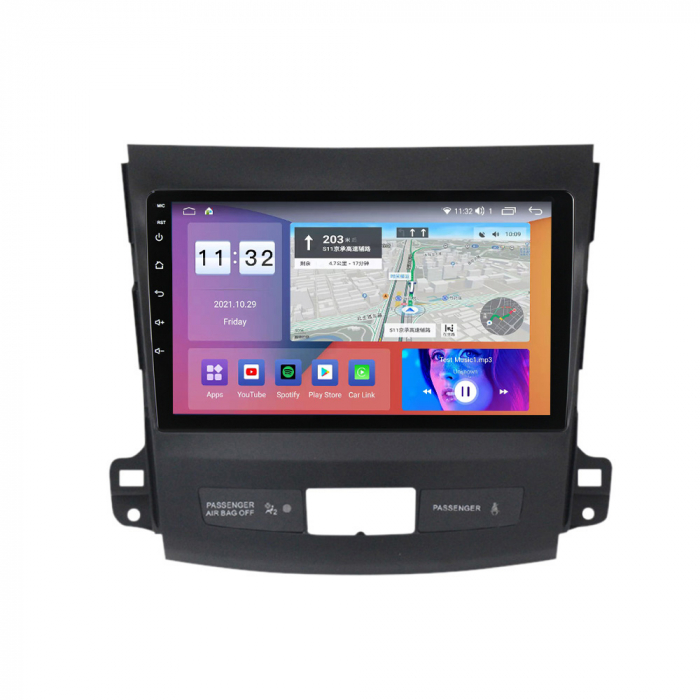(Resigilata) Navigatie dedicata Mitsubishi Outlander 2005-2011, 2GB RAM 32GB ROM, Quad Core, Display 9" IPS Full HD, Carplay, Android 13, Bluetooth, Magazin Play, Suport camere AHD [3]