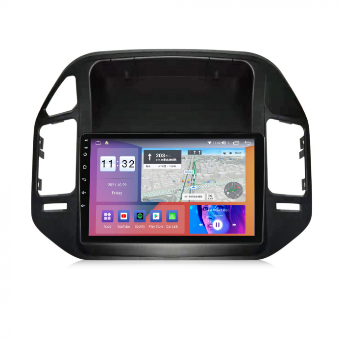 (Resigilata) Navigatie dedicata Mitsubishi Pajero V73, 2GB RAM 32GB ROM, Quad Core, Display 9" IPS Full HD, Carplay, Android 13, Bluetooth, Magazin Play, Suport camere AHD [3]