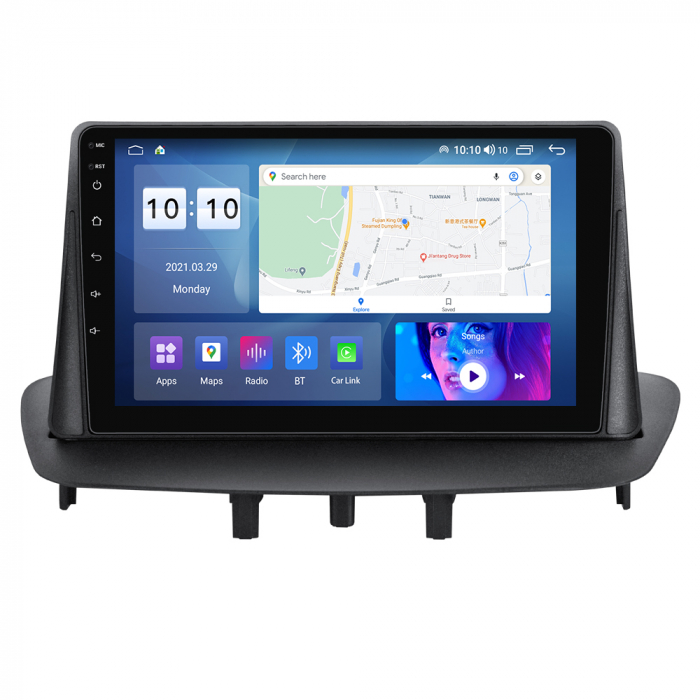 (Resigilata) Navigatie dedicata Renault Megane 3 2008-2014, 2GB RAM 32GB ROM, Quad Core, Display 9" IPS Full HD, Carplay, Android 13, Bluetooth, Magazin Play, Suport camere AHD [3]