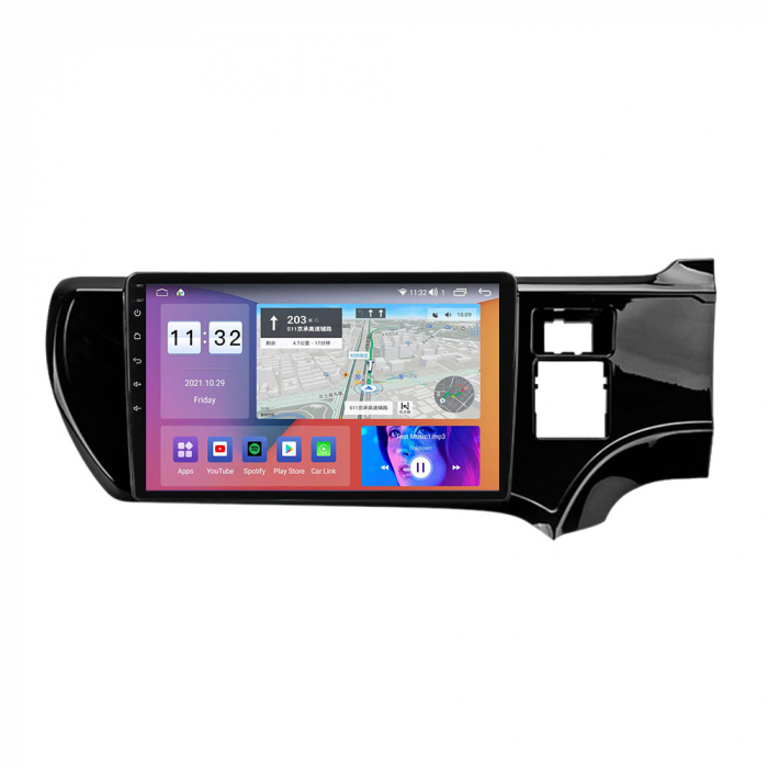 (Resigilata) Navigatie dedicata Toyota Aqua 2011-2017 Right, 2GB RAM 32GB ROM, Quad Core, Display 9" IPS Full HD, Carplay, Android 13, Bluetooth, Magazin Play, Suport camere AHD [3]