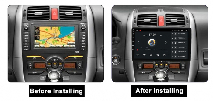 (Resigilata) Navigatie dedicata Toyota Auris 2006-2011, 2GB RAM 32GB ROM, Quad Core, Display 9" IPS Full HD, Carplay, Android 13, Bluetooth, Magazin Play, Suport camere AHD [2]
