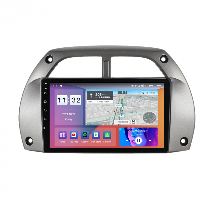 (Resigilata) Navigatie dedicata Toyota RAV4 2001-2006, 2GB RAM 32GB ROM, Quad Core, Display 9" IPS Full HD, Carplay, Android 13, Bluetooth, Magazin Play, Suport camere AHD [3]