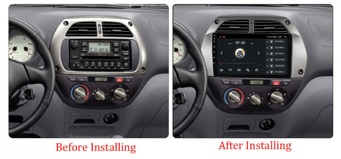 (Resigilata) Navigatie dedicata Toyota RAV4 2001-2006, 2GB RAM 32GB ROM, Quad Core, Display 9" IPS Full HD, Carplay, Android 13, Bluetooth, Magazin Play, Suport camere AHD [5]