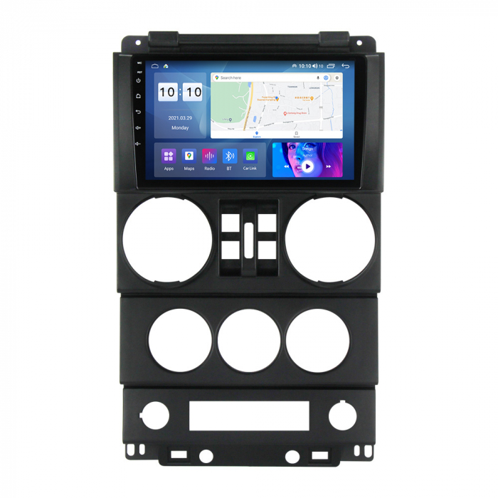 Navigatie dedicata Jeep Wrangler Rubicon 2008-2010, 4GB RAM 32GB ROM, Android 13, Display 9 " , Internet ,Aplicatii , Waze , WI-FI , USB , Bluetooth , Mirrorlink [4]