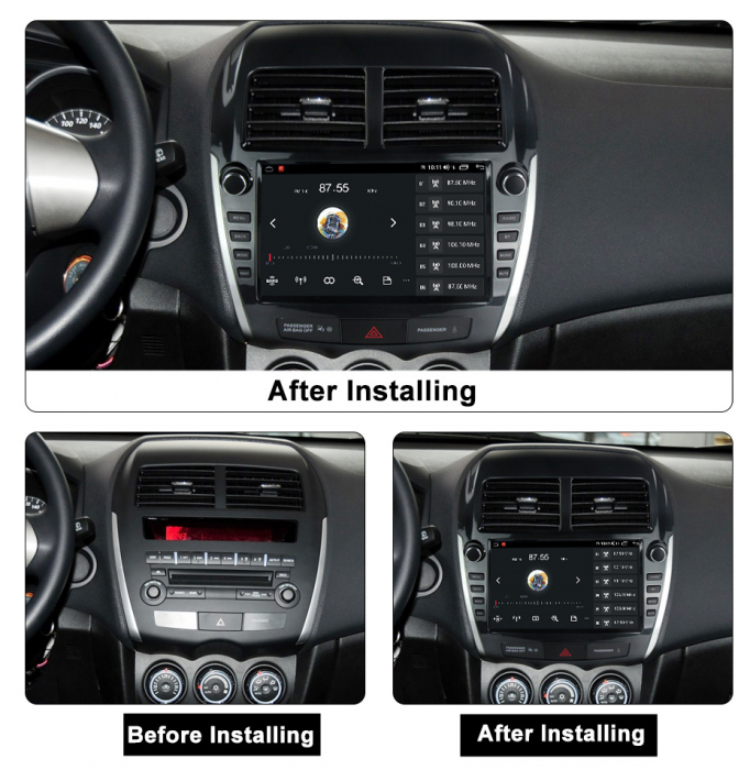 Navigatie dedicata Mitsubishi ASX 2010-2016, 4GB RAM 32GB ROM, Android 13 , Display 9 " , Internet ,Aplicatii , Waze , WI-FI , USB , Bluetooth , Mirrorlink [5]