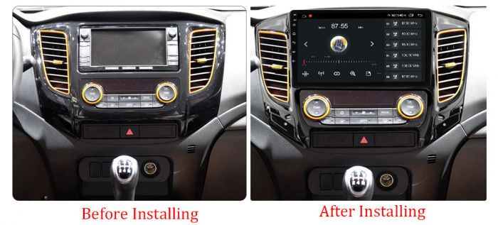 Navigatie dedicata Mitsubishi L200 2015-2019, 4GB RAM 32GB ROM, Android 13, Display 9 " , Internet ,Aplicatii , Waze , WI-FI , USB , Bluetooth , Mirrorlink [5]