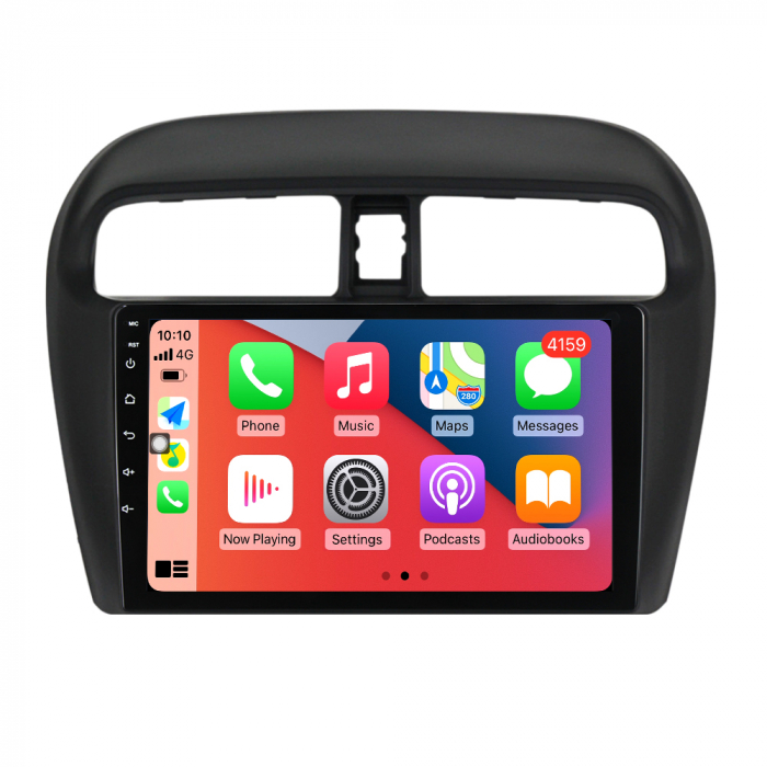 Navigatie dedicata Mitsubishi Mirage Attrage 2012-2018, 4GB RAM 32GB ROM, Android 13, Display 9 " , Internet ,Aplicatii , Waze , WI-FI , USB , Bluetooth , Mirrorlink [2]