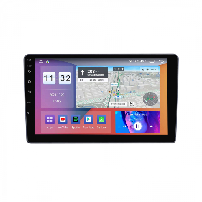 Navigatie dedicata Mitsubishi Outlander 2004-2008, 4GB RAM 32GB ROM, Android 13, Display 9 " , Internet ,Aplicatii , Waze , WI-FI , USB , Bluetooth , Mirrorlink [4]