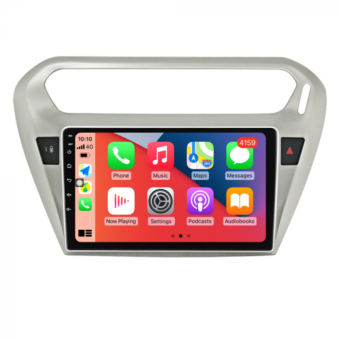 Navigatie dedicata Peugeot 301 2013-2016, 4GB RAM 32GB ROM, Android 13, Display 9 " , Internet ,Aplicatii , Waze , WI-FI , USB , Bluetooth , Mirrorlink [4]