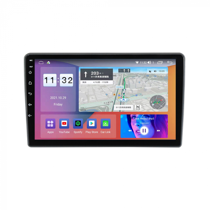 Navigatie dedicata Peugeot 405 2010-2019, 4GB RAM 32GB ROM, Android 13, Display 9 " , Internet ,Aplicatii , Waze , WI-FI , USB , Bluetooth , Mirrorlink [5]