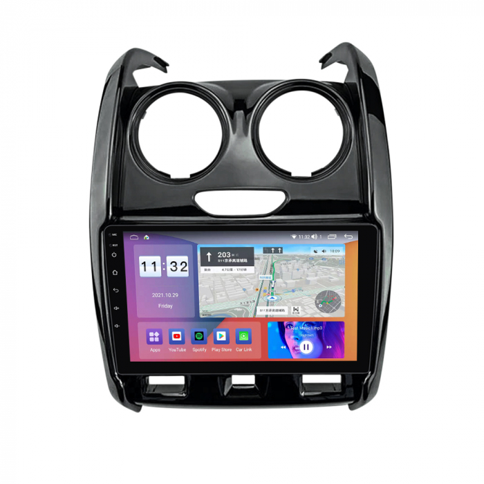 Navigatie dedicata Renault Duster 2015-2020 Lada Largus 2021, 4GB RAM 32GB ROM, Android 13 , Display 9 " , Internet ,Aplicatii , Waze , WI-FI , USB , Bluetooth , Mirrorlink [4]