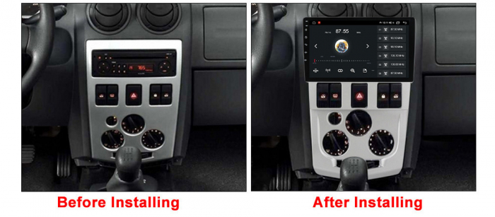 Navigatie dedicata Renault L90 2004-2009, 4GB RAM 32GB ROM, Android 13, Display 9 " , Internet ,Aplicatii , Waze , WI-FI , USB , Bluetooth , Mirrorlink [5]
