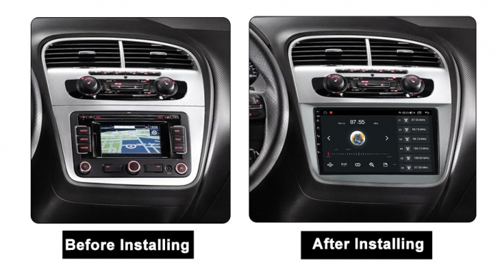 Navigatie dedicata Seat Altea 2004-2015,4GB RAM 32GB ROM, Android 13, Display 9 " , Internet ,Aplicatii , Waze , WI-FI , USB , Bluetooth , Mirrorlink [5]
