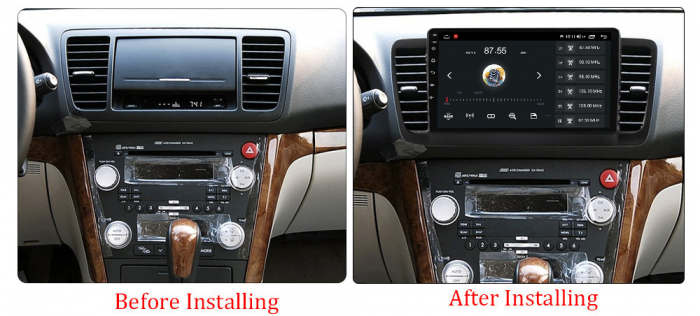 Navigatie dedicata Subaru Legacy Outback 2003-2009, 4GB RAM 32GB ROM, Android 13, Display 9 " , Internet ,Aplicatii , Waze , WI-FI , USB , Bluetooth , Mirrorlink [5]